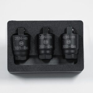 WT-LT03 3 Piece Torque Adapter Set for Oil Filter Housings